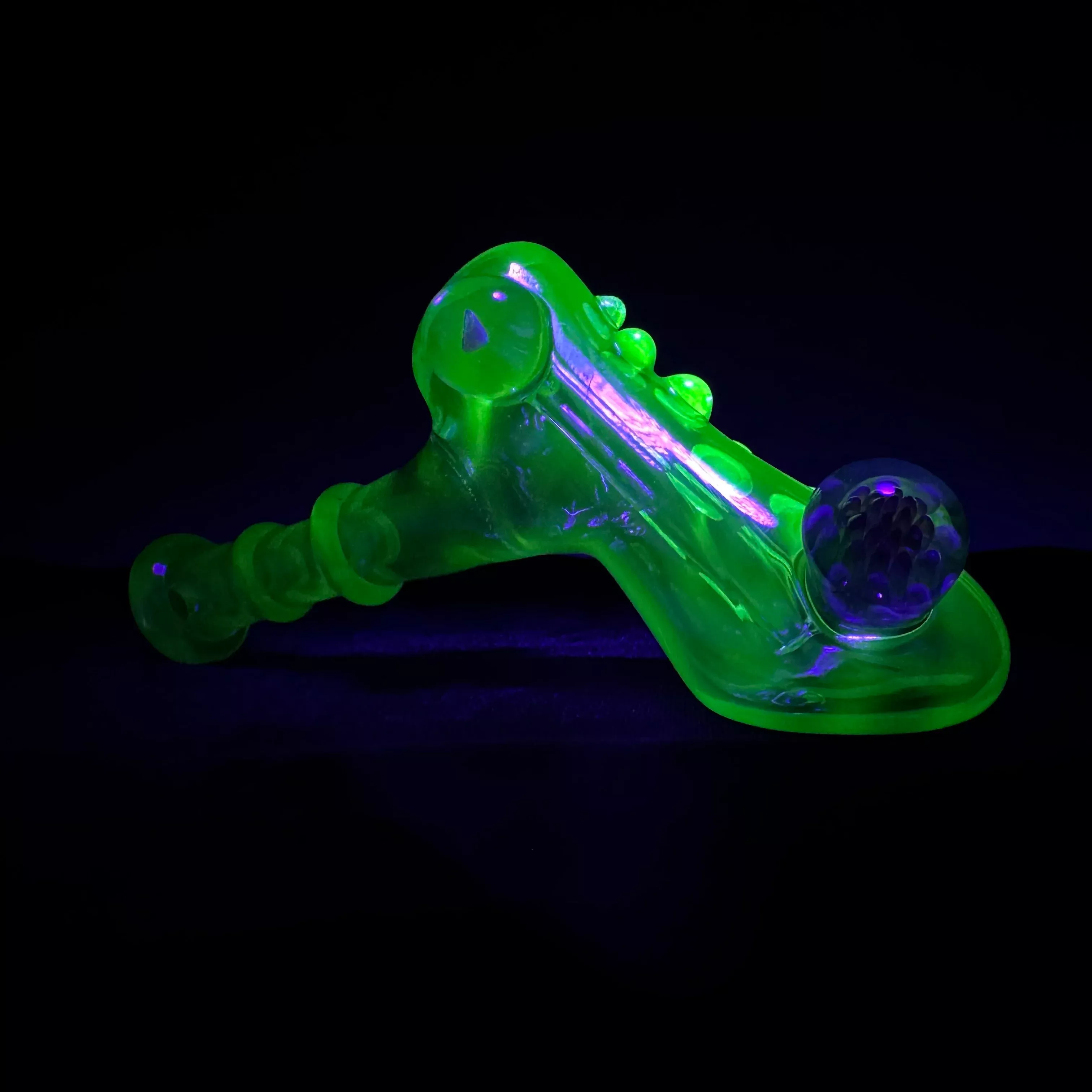 UV Hammer Bubbler by Oremus Glass