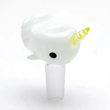 UV Radioactive Narwhal Bowl Piece
