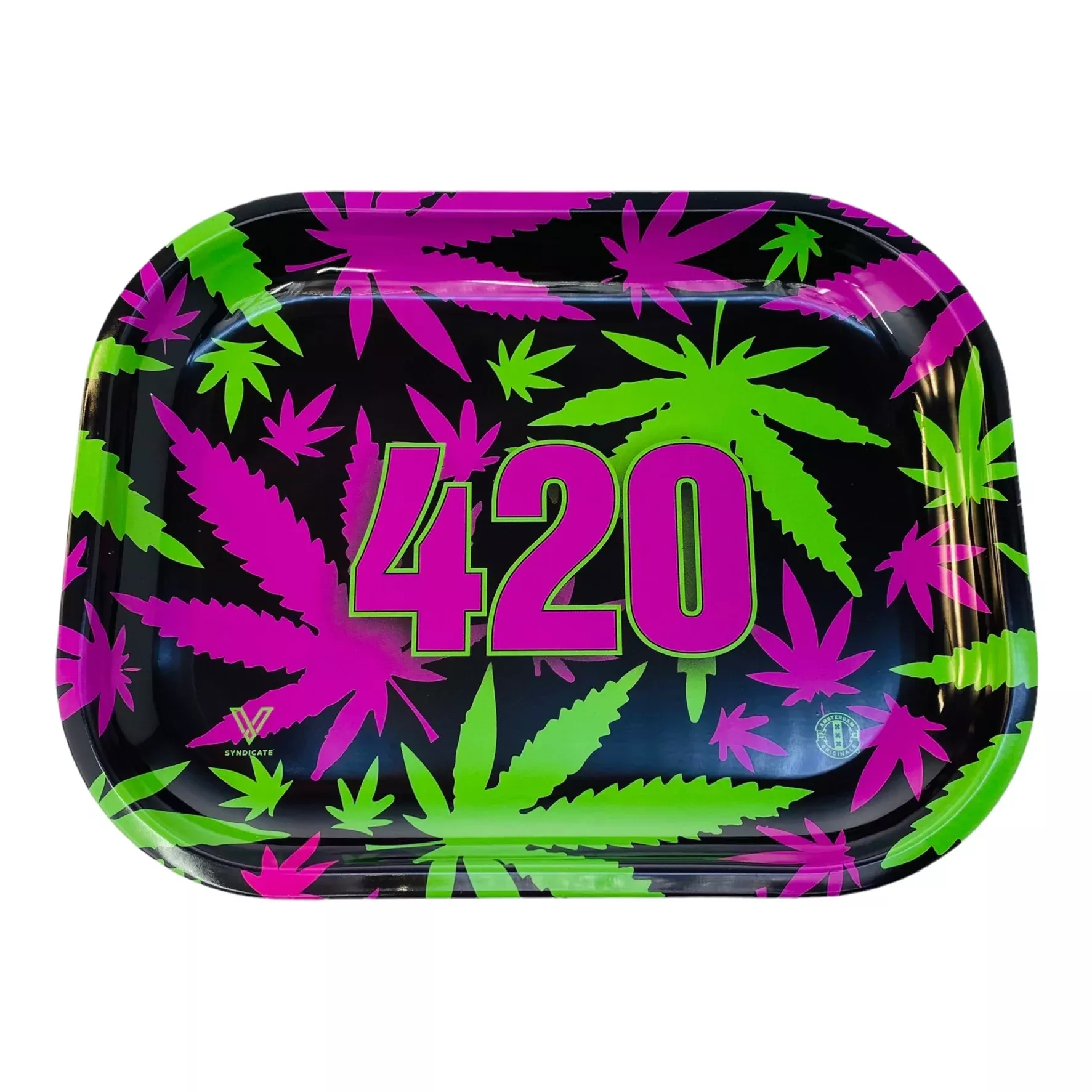 V Syndicate Metal Rolling Tray Small Retro 420