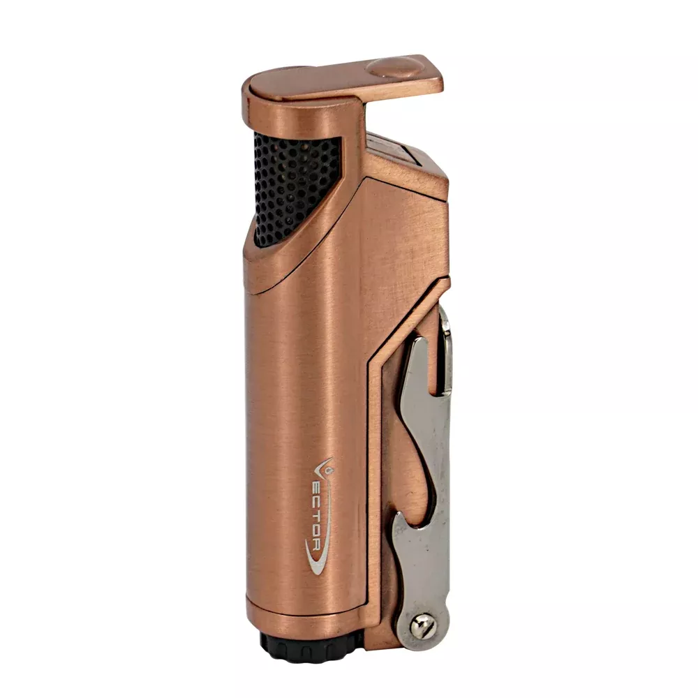 Vector - JetZ - Single Flame Torch Lighter w / Opener - Copper Satin