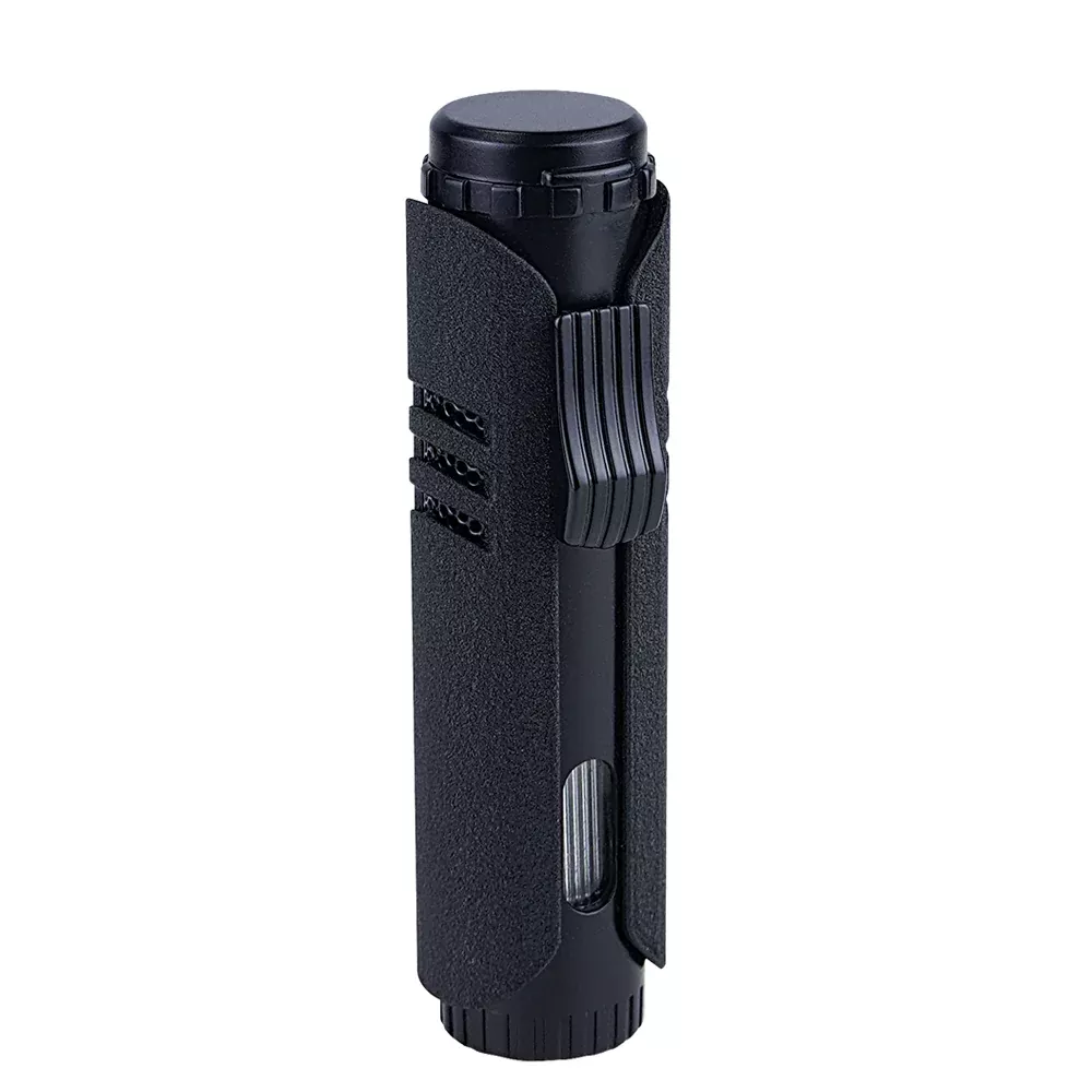Vector - Maxtech - Single Flame Torch Lighter - Black Crackle Matte