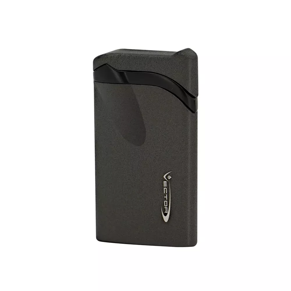 Vector - Ultra - Single Flame Torch Lighter - Grey Crackle Matte