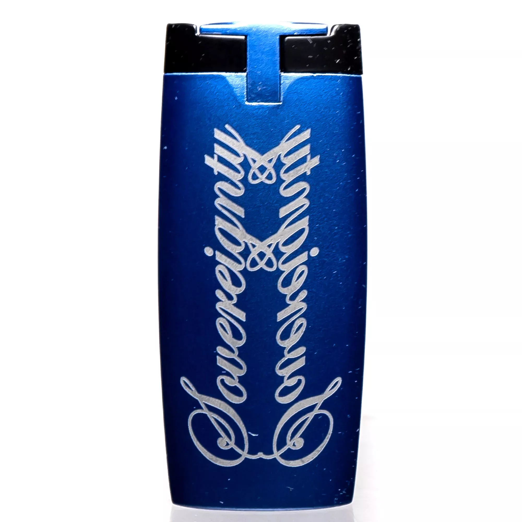 Vector X Sovereignty - Legend - Dual Flame Torch Lighter - Light Blue Satin