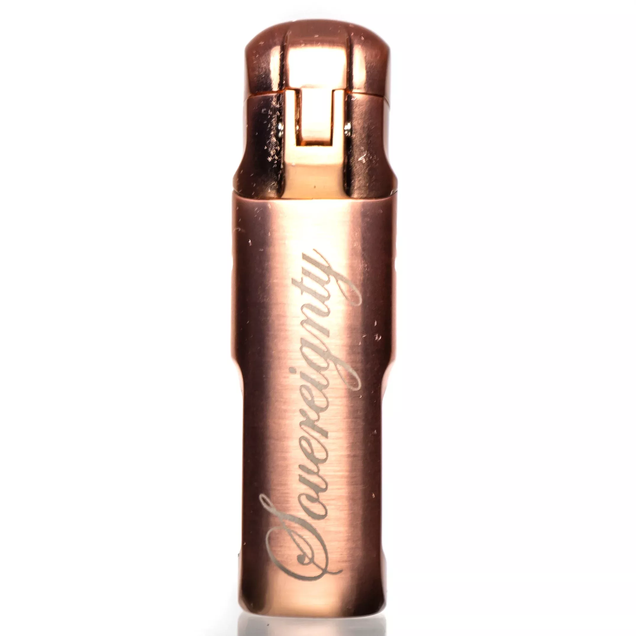 Vector X Sovereignty - Torpedo - Quad Flame Torch Lighter - Rose Gold