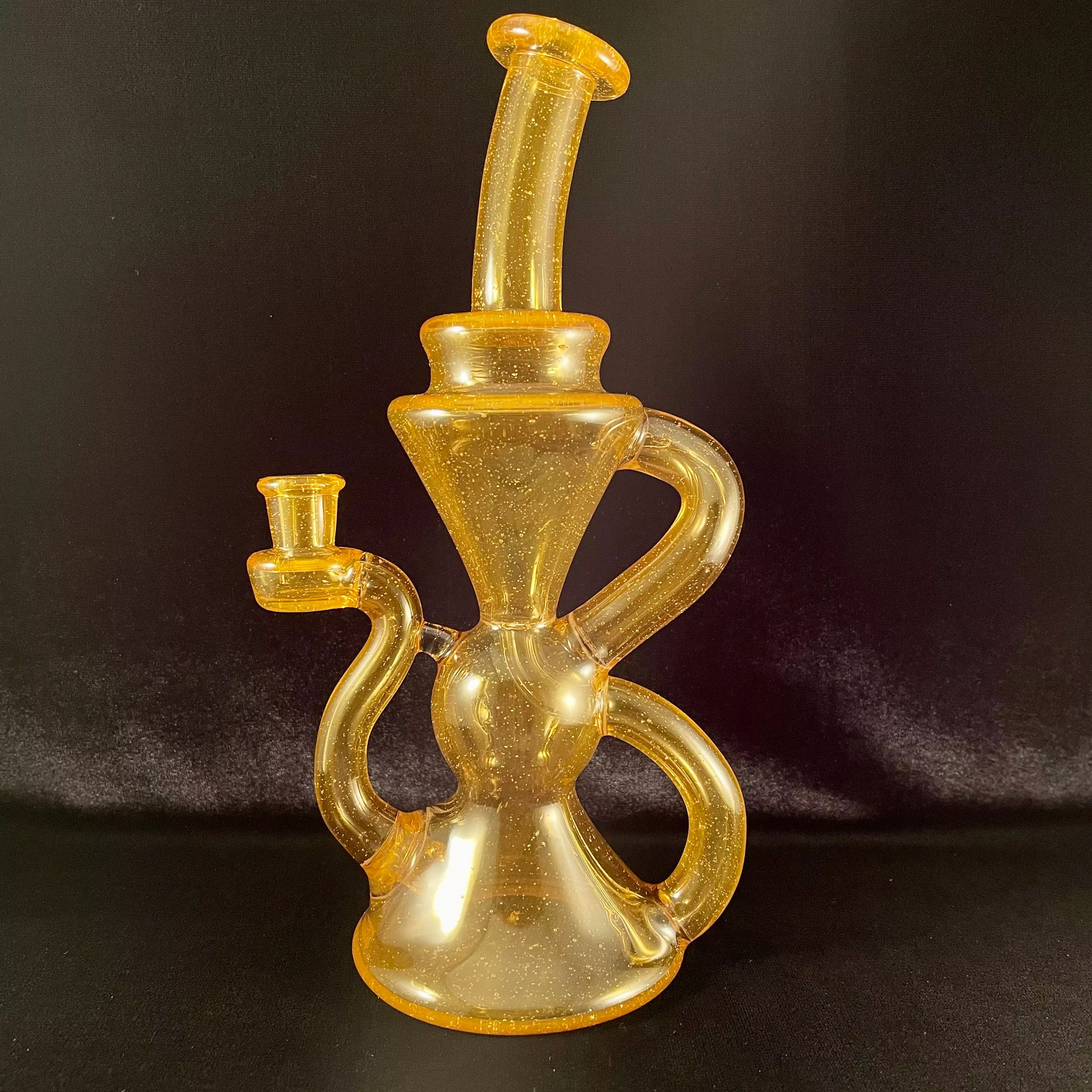 "Vibe x Lemon Drop" Klein Recycler by Blob Glass