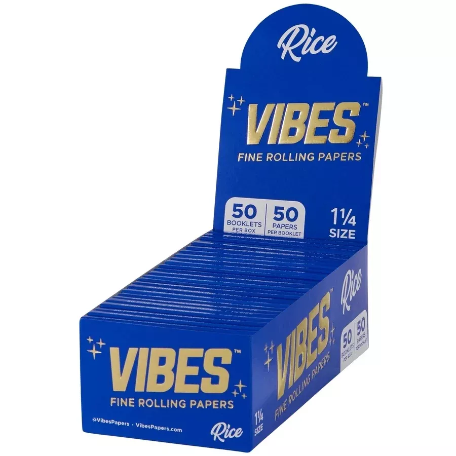 Vibes - 1.25 Rice - 50 Paper Booklet - 50 Pack Box