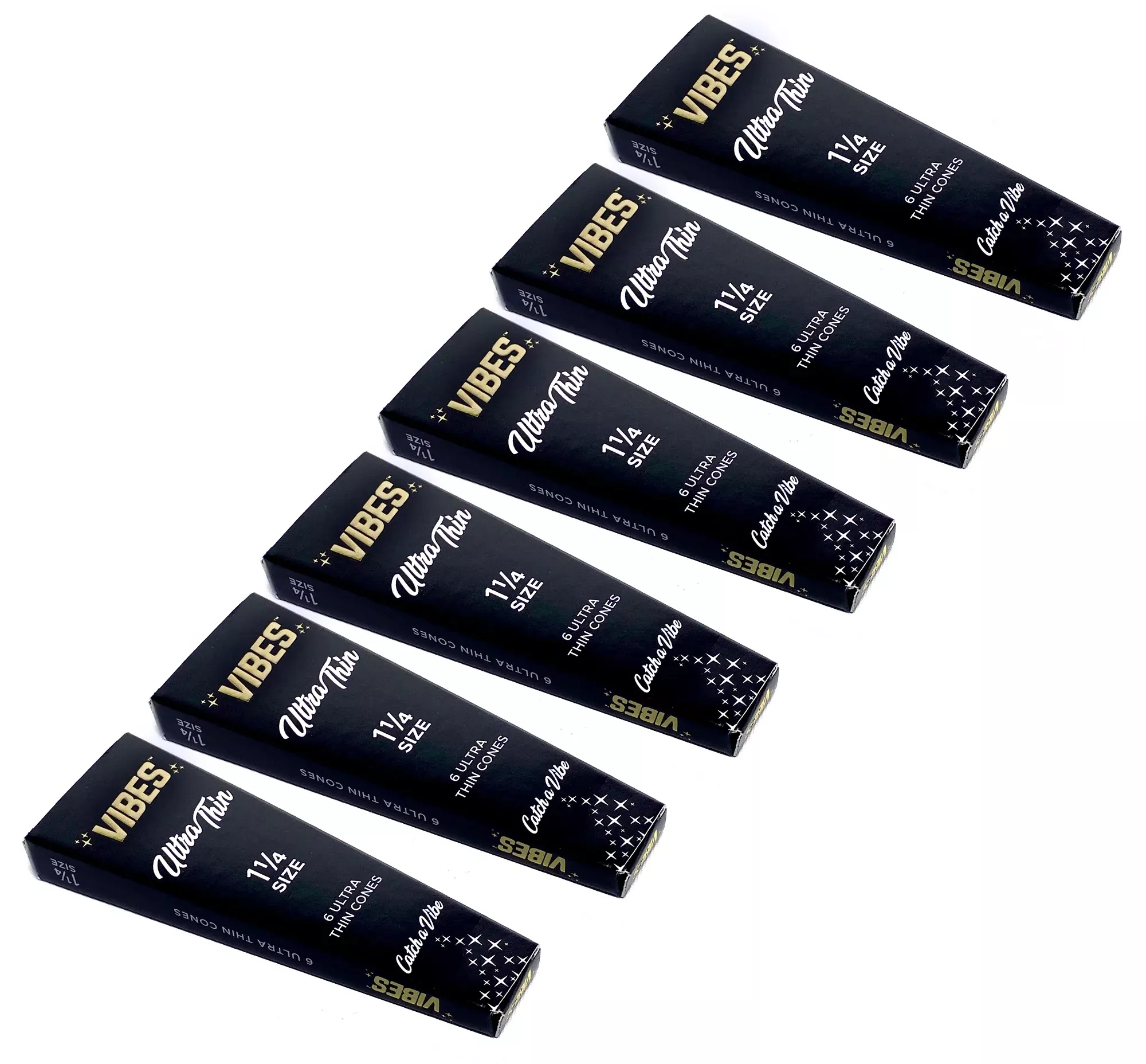 Vibes - 1.25 Ultra Thin - 6 Cones - 6 Packs