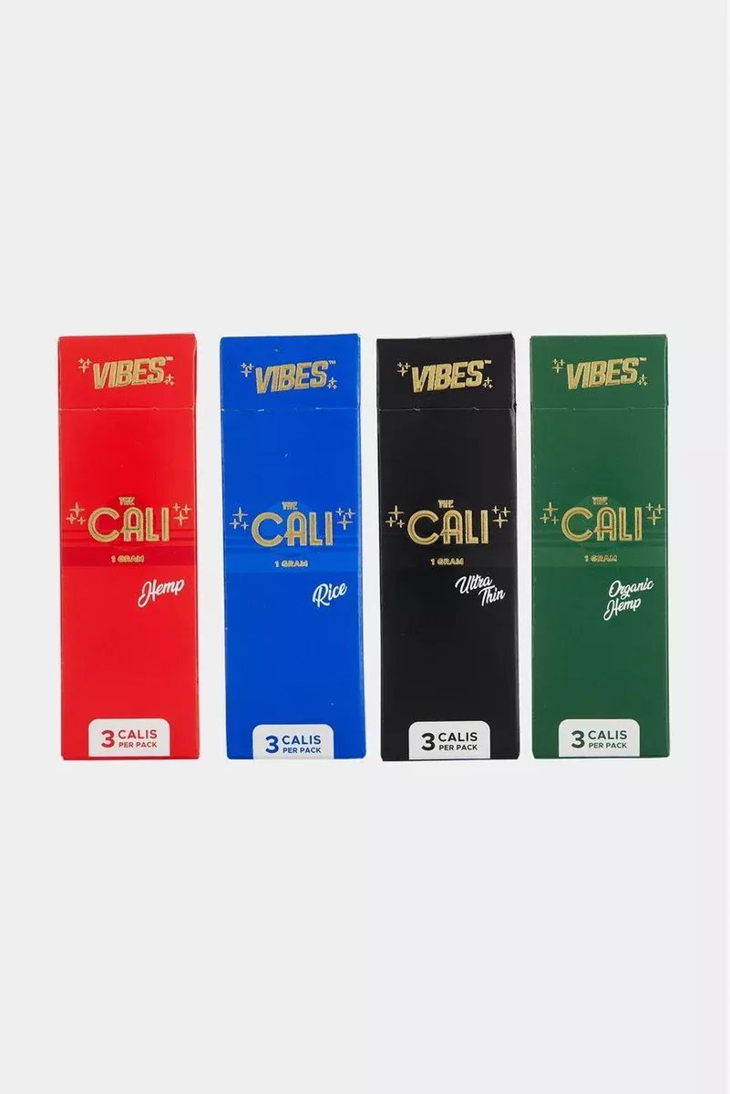 Vibes Cali Rolling Papers – Assorted Sizes for Flawless Rolling