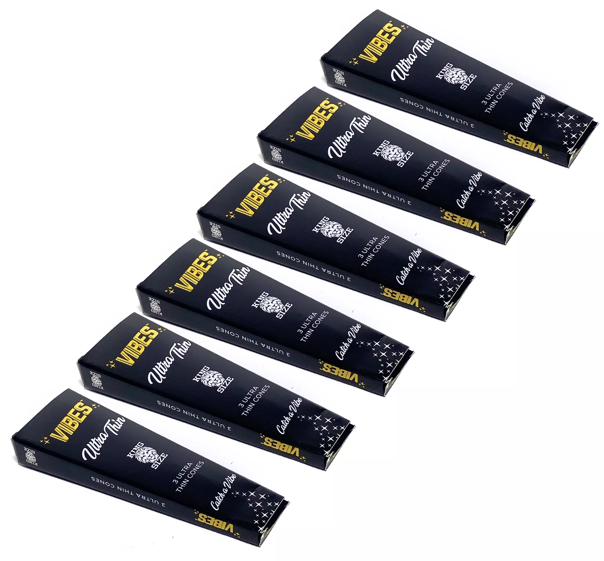 Vibes - King Size Ultra Thin - 3 Cones - 6 Packs