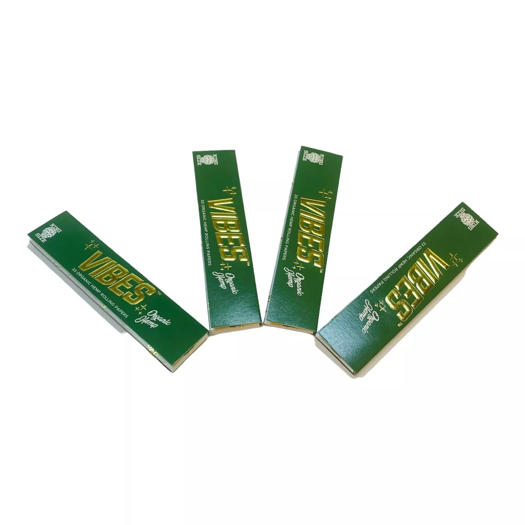 VIBES - Organic Hemp King Size Papers - 4 Packs