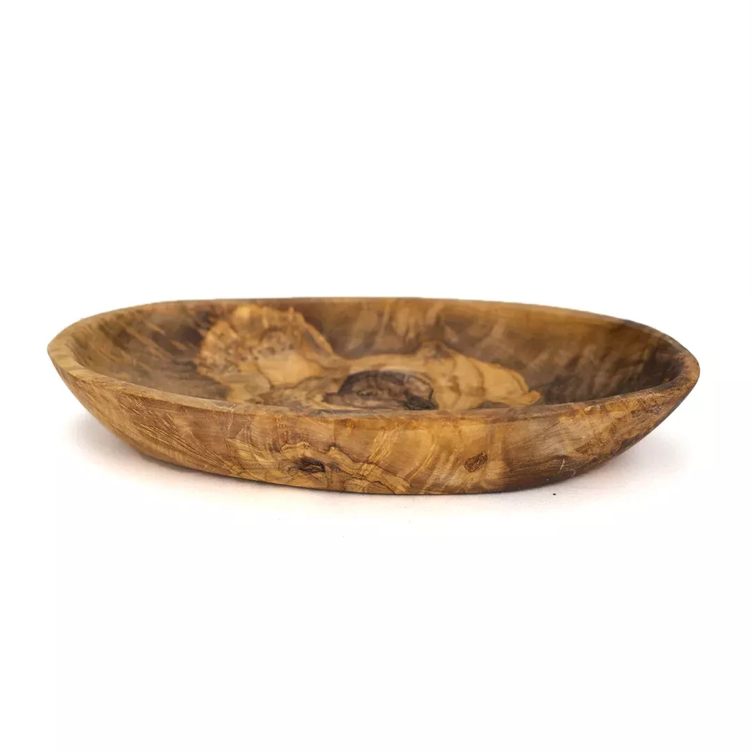 VOW Olive Wood Oval Rolling Tray