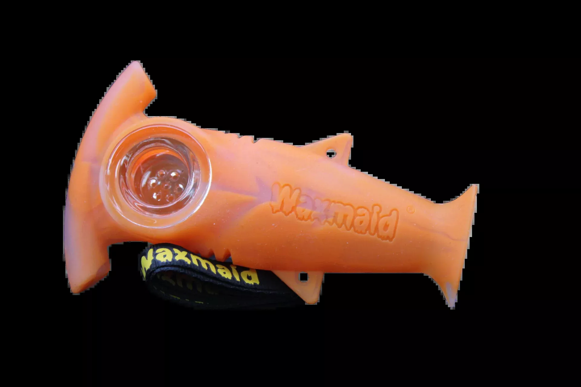Waxmaid 4.3" Shark Silicone Hand Pipe – 18mm Bowl