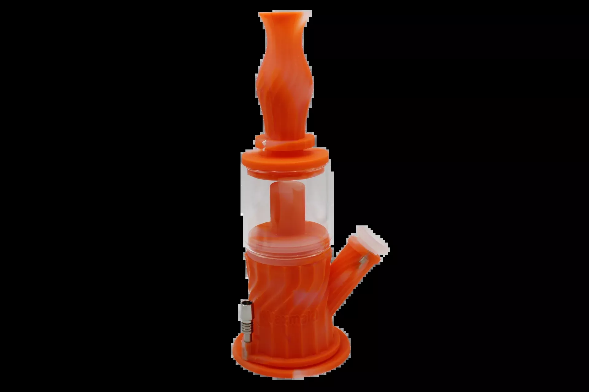 Waxmaid 4-in-1 Double Percolator Silicone Water Pipe