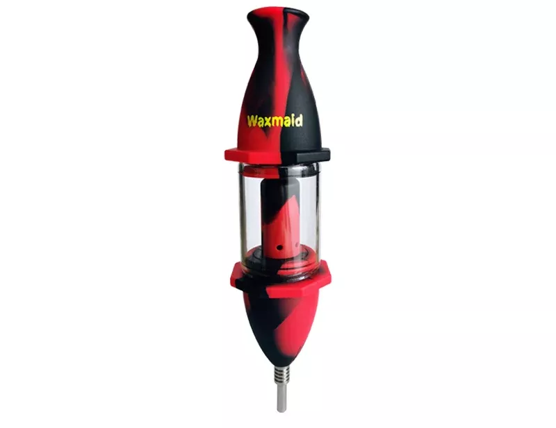 Waxmaid Silicone Nectar Collector Kit – 14mm Titanium Tip