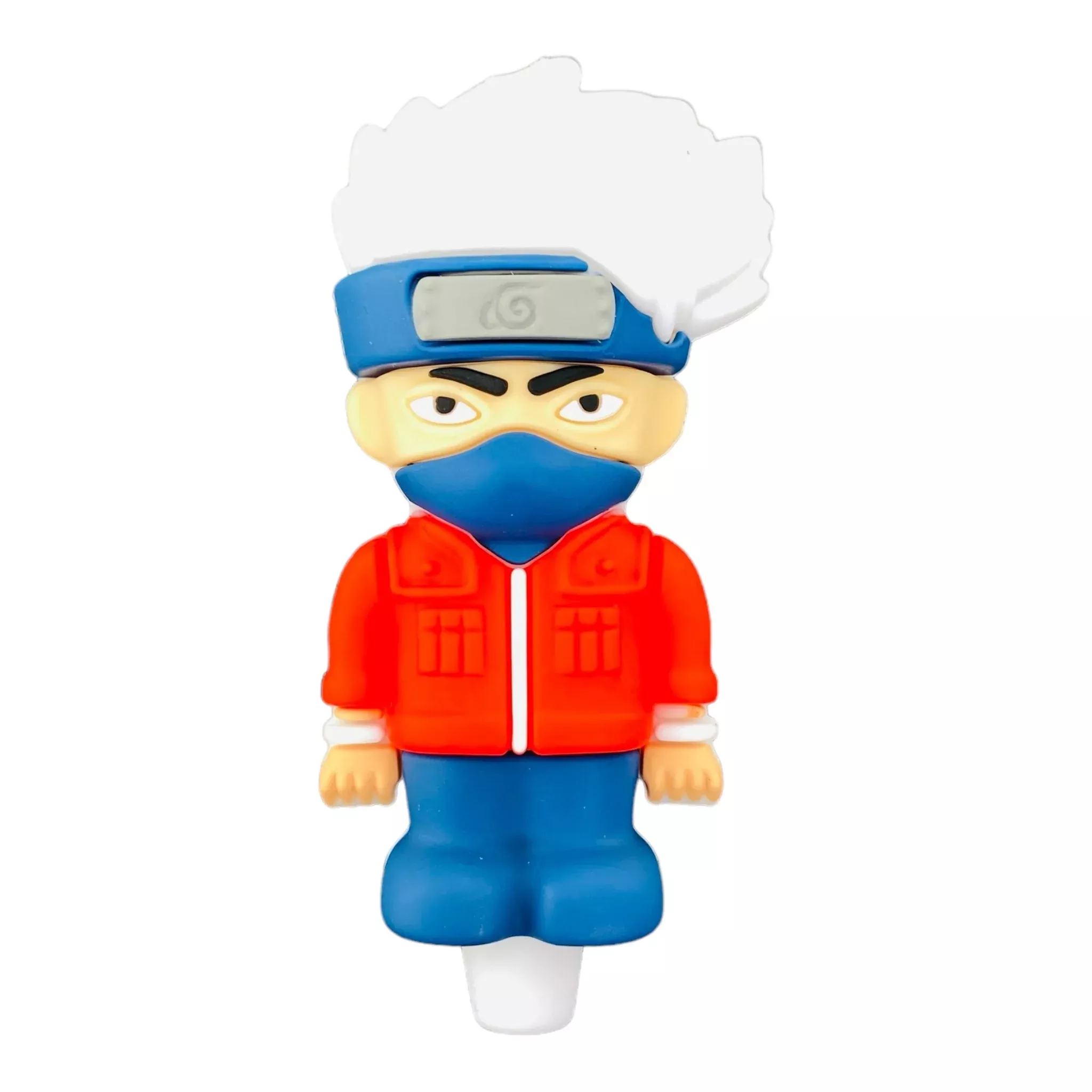 White Hair Anime Silicone Hand Pipe
