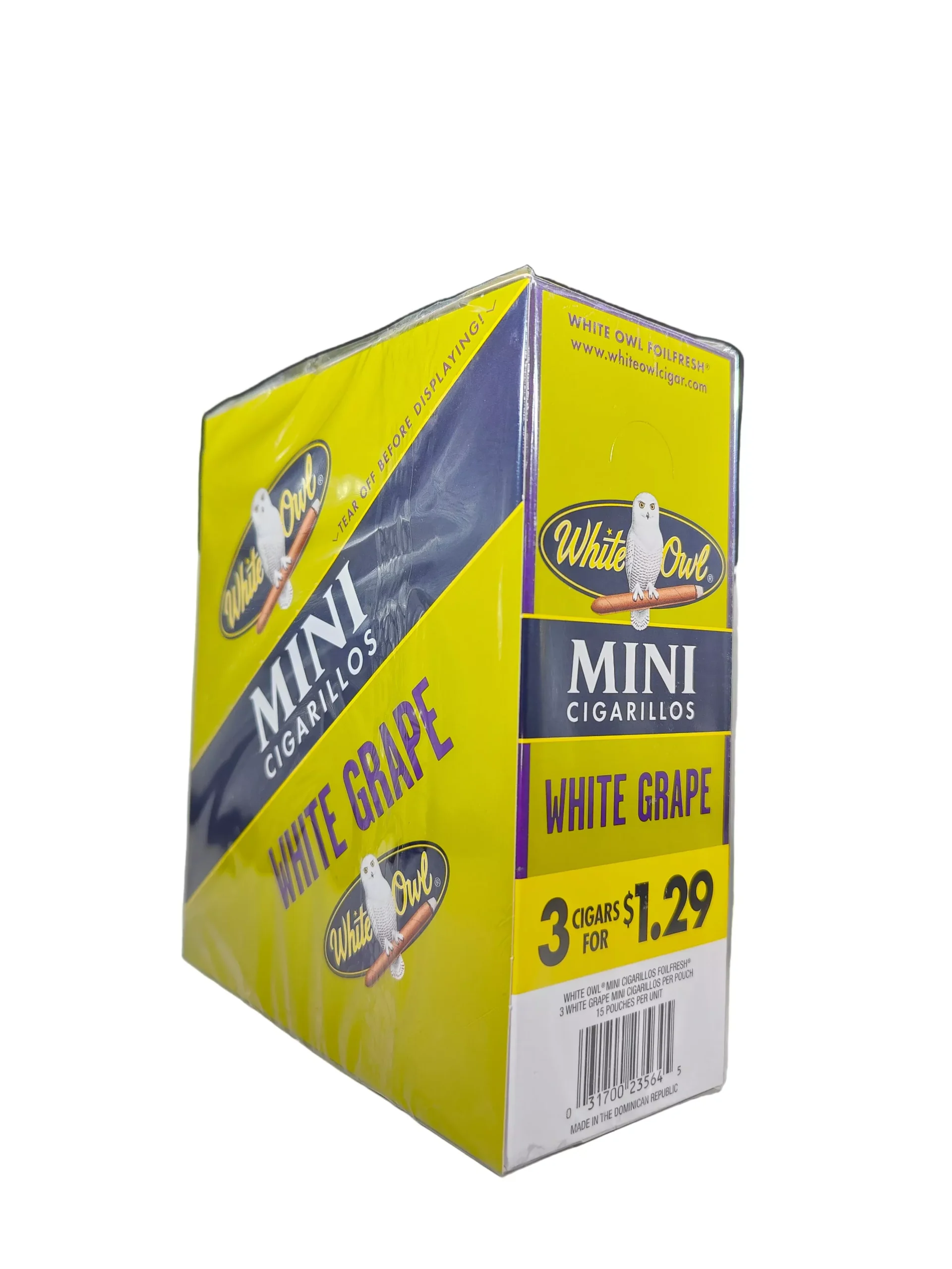 White Owl Mini Cigarillos - 15 Count Box of 3 Packs