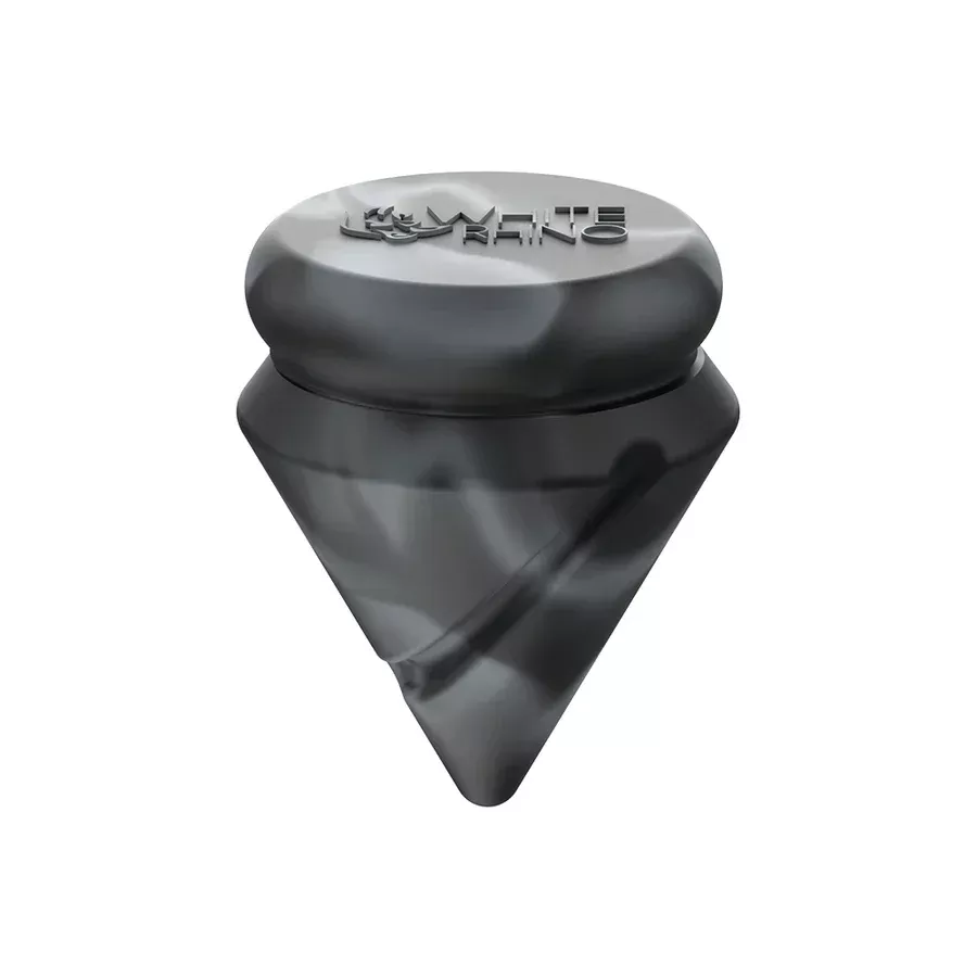 White Rhino Diamond Spinner Carb Cap & Silicone Jar - 4 Pack Assorted