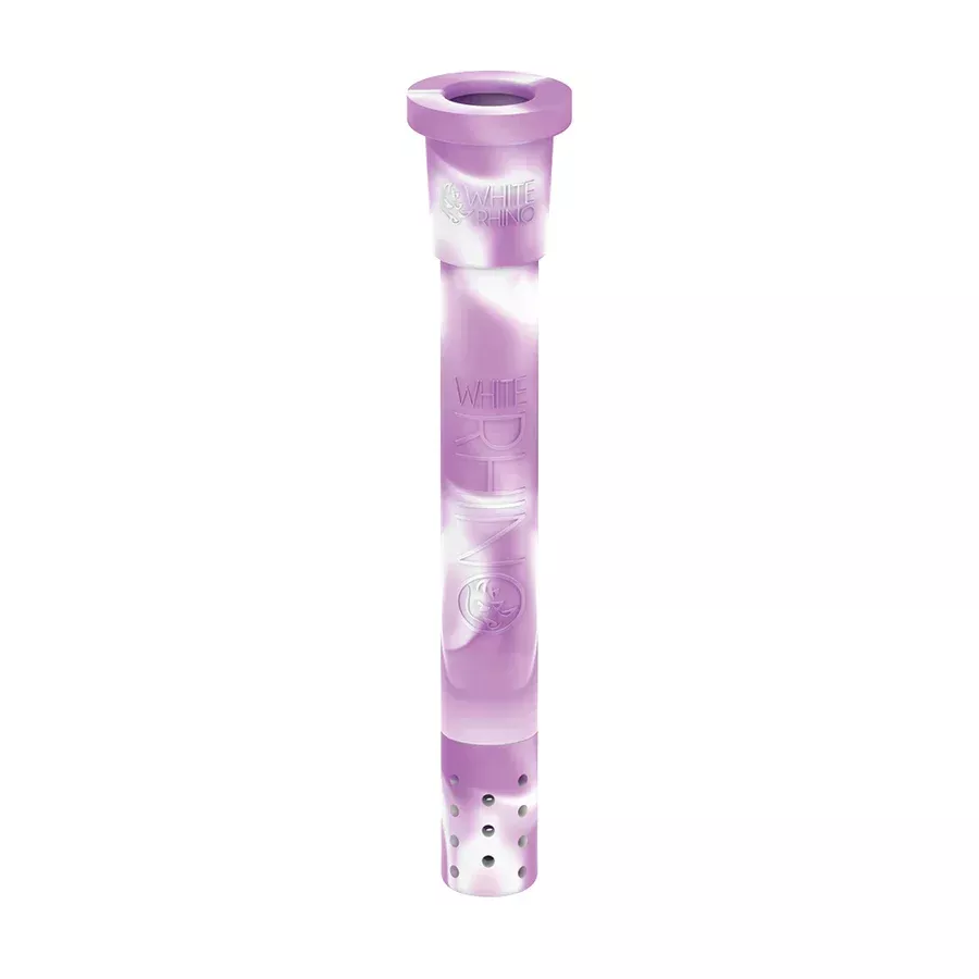 White Rhino Glow-In-The-Dark Adjustable Silicone Downstem