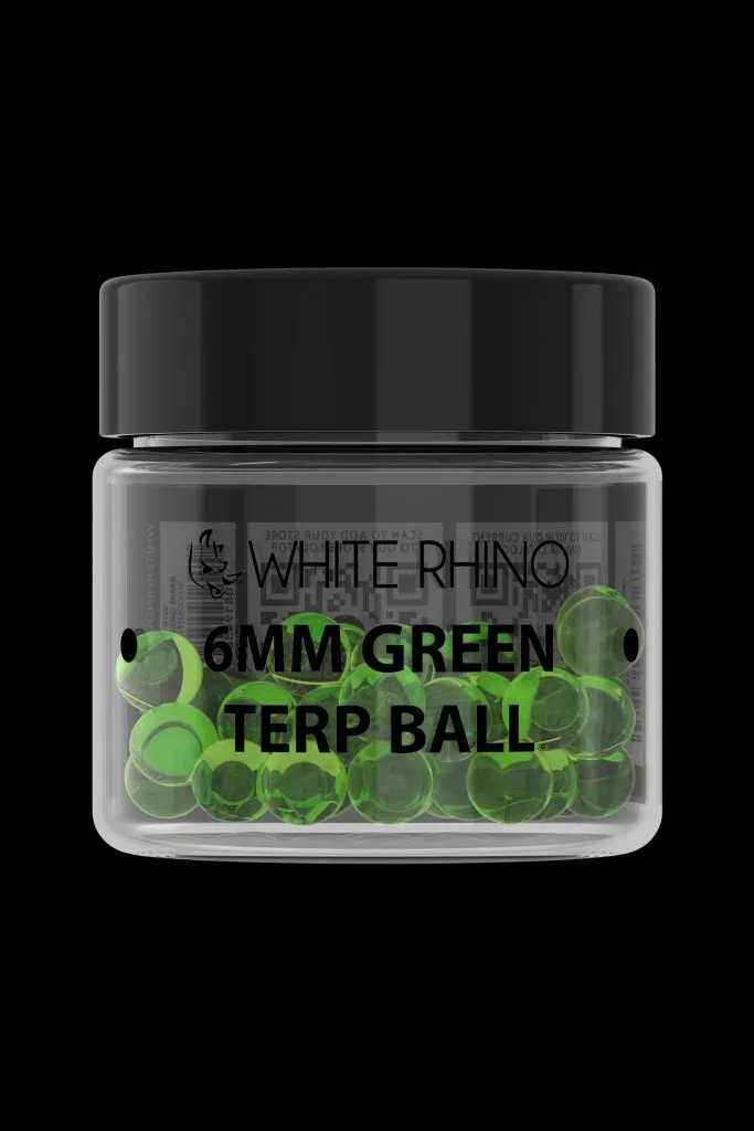 White Rhino Terp Ball 50ct Display – 6mm