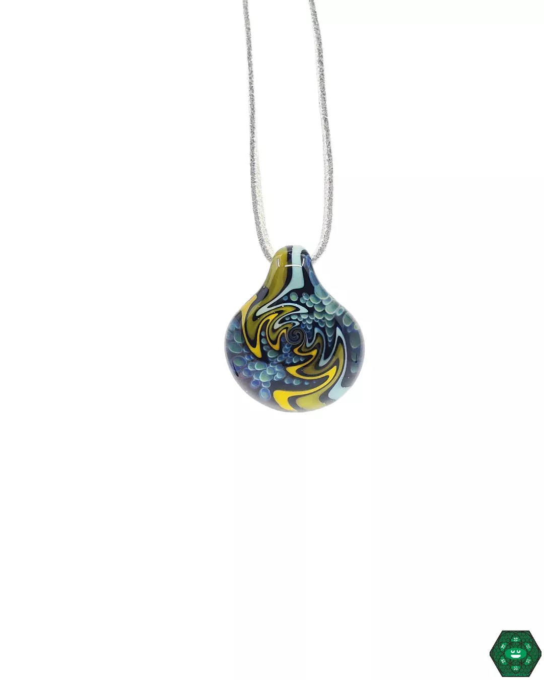 Wig Wag Pendy - Colorful Handmade Glass Pendant