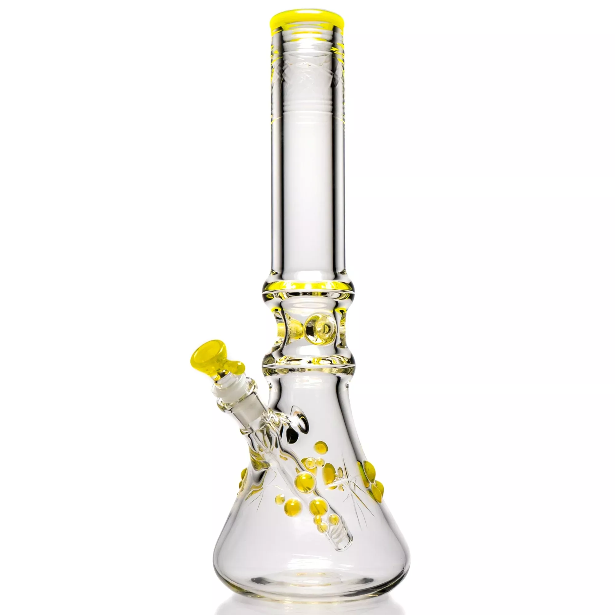 Wil Glass - Beaker - 50x9 - Lemon Drop Accents