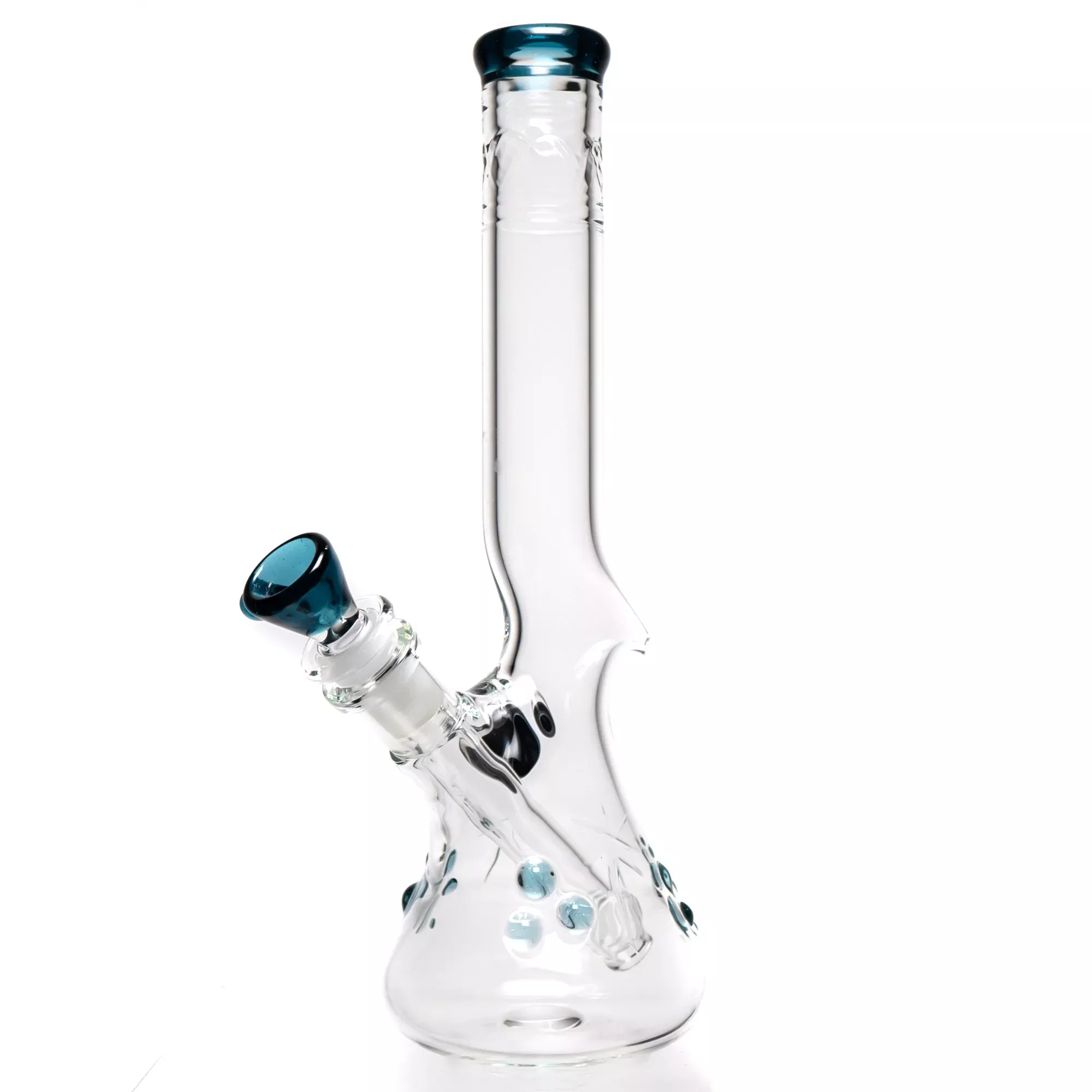 Wil Glass - Mini Beaker - 32x4 - Blue Stardust Accents