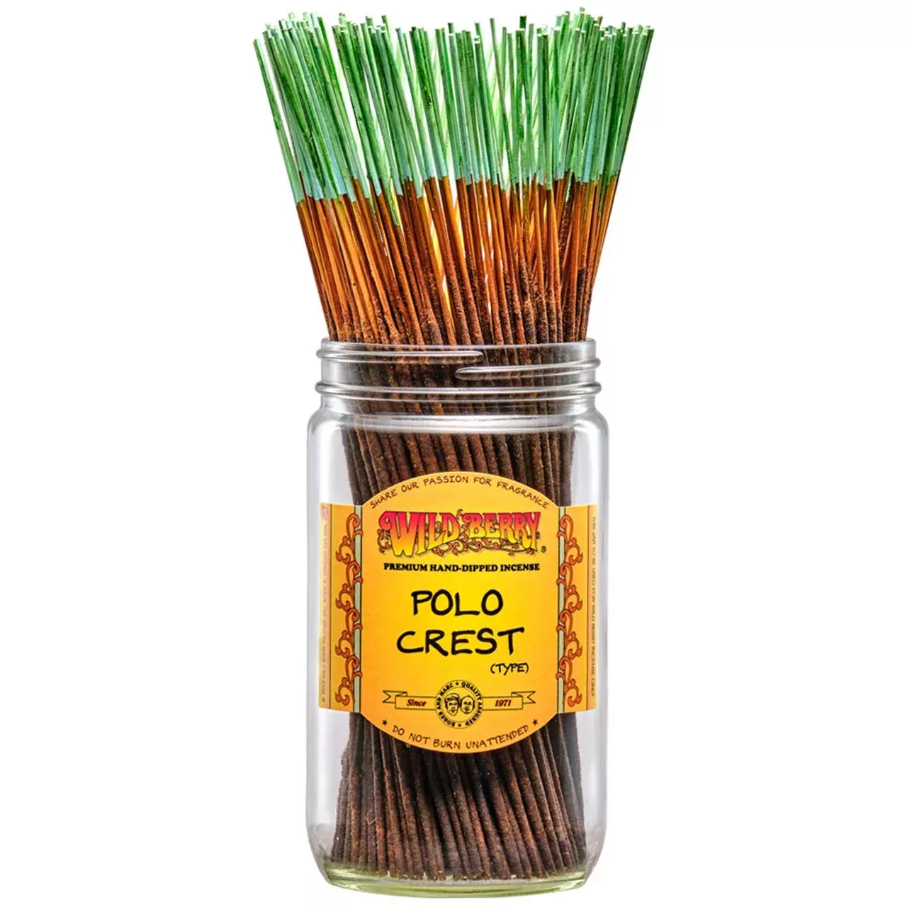 Wild Berry Polo Crest Premium Incense Sticks – 100 Count Bulk Pack