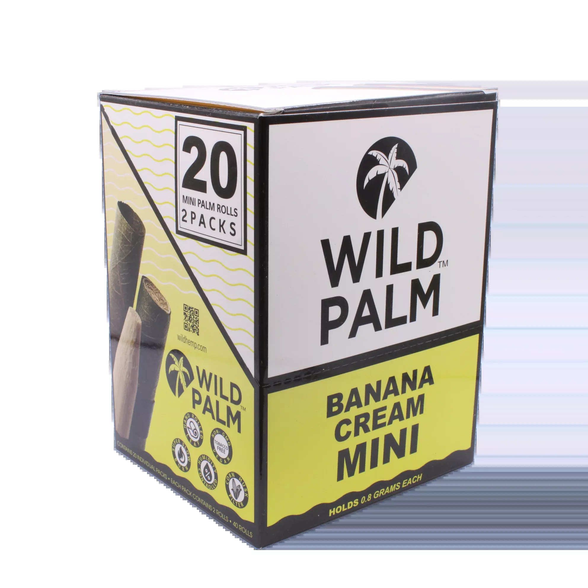 Wild Palm Minis Pre-Rolled Cones – 20-Count Display Box