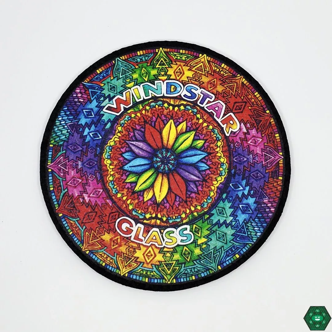 Windstar Glass Mood Mat 8" – Durable, Stylish Non-Slip Mat