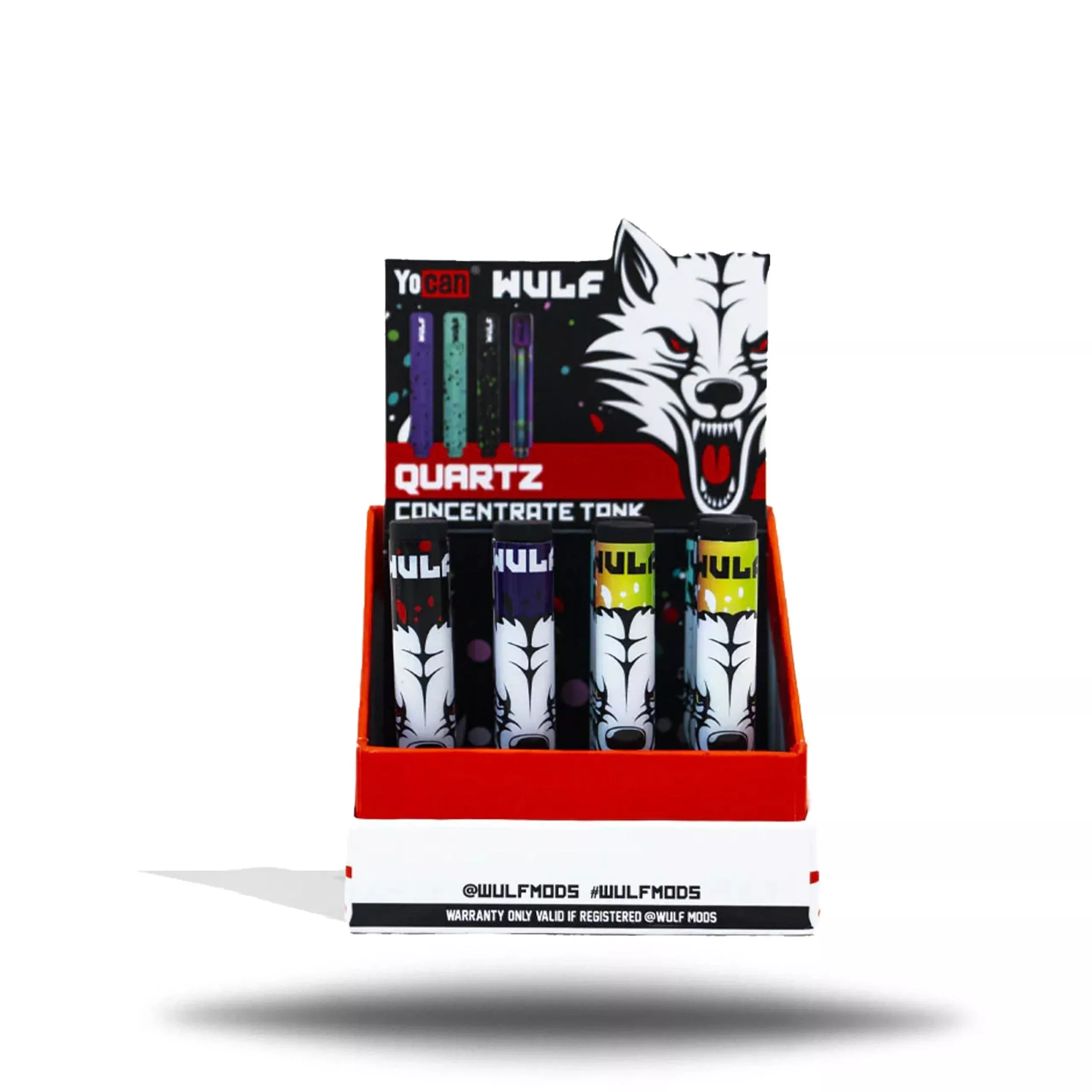 Wulf Mods Quartz Concentrate Tank – 12 Count Display