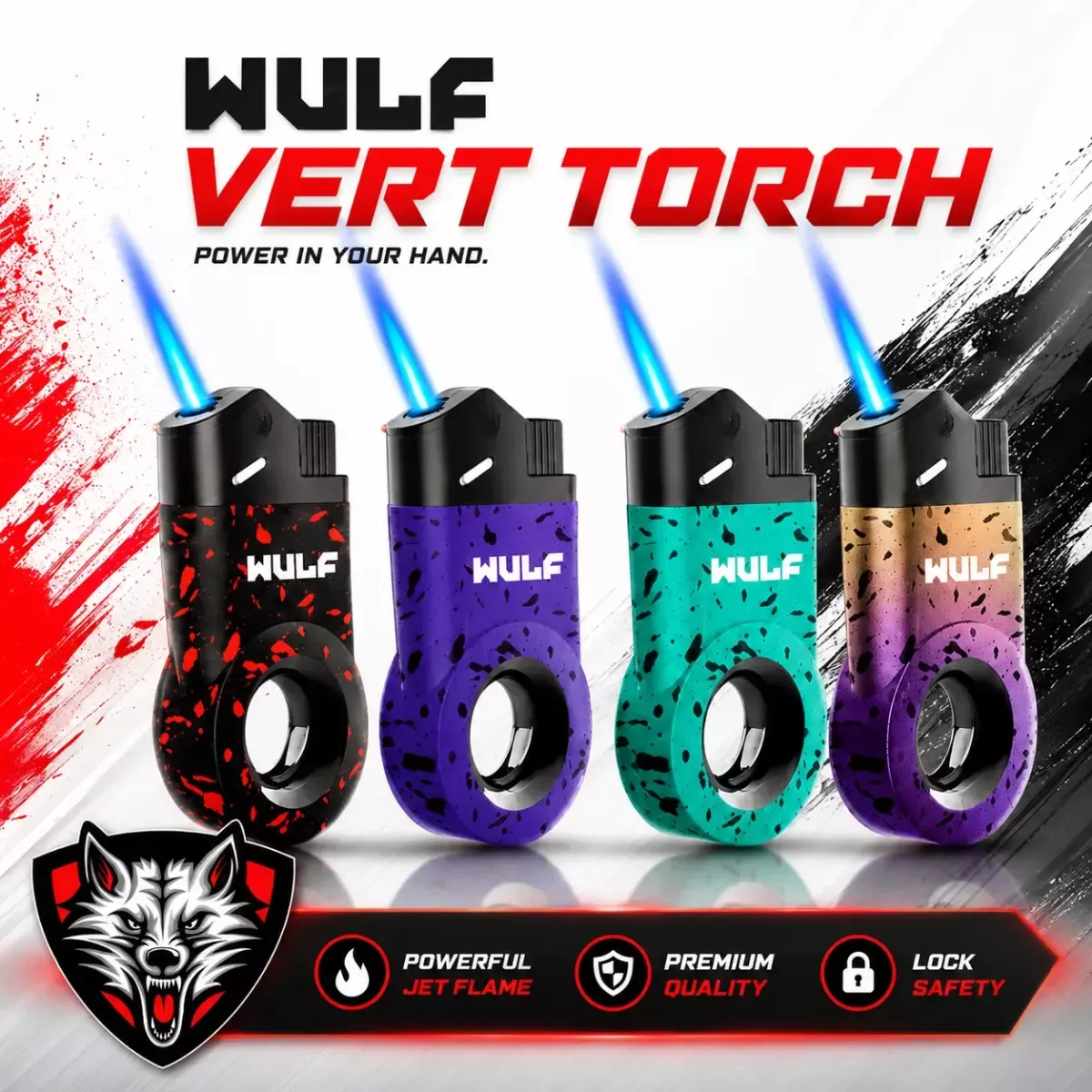 Wulf Mods Vert Inverted Butane Powered Torch