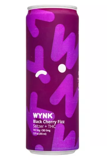 Wynk Black Cherry Fizz CBD+THC 5mg Single