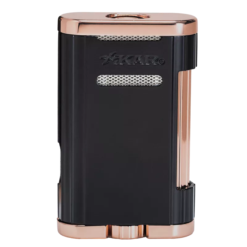 Xikar Allume 3 Table Lighter Black & Rose