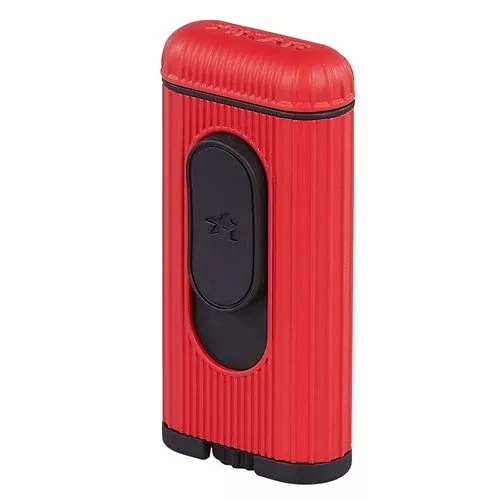 Xikar Hedron Soft + Jet Flame Cigar Lighter (red-black)