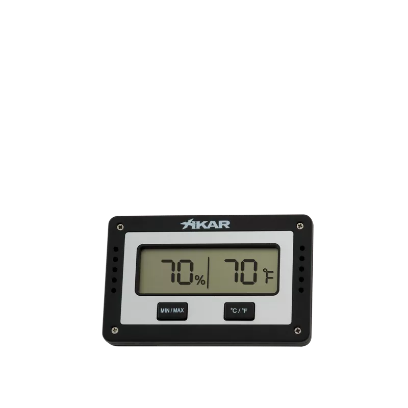 Xikar Rectangular Digital Hygrometer