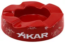 XIKAR Wave 6Cigar Ashtray Red