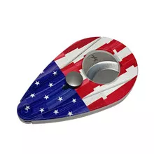 XiKAR Xi2 202US USA Flag Cigar Cutter Double Guillotine