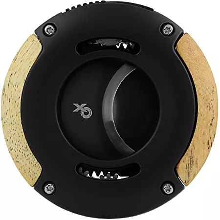 Xikar XO Phantom Spalted Tamarind Double Guillotine Cigar Cutter