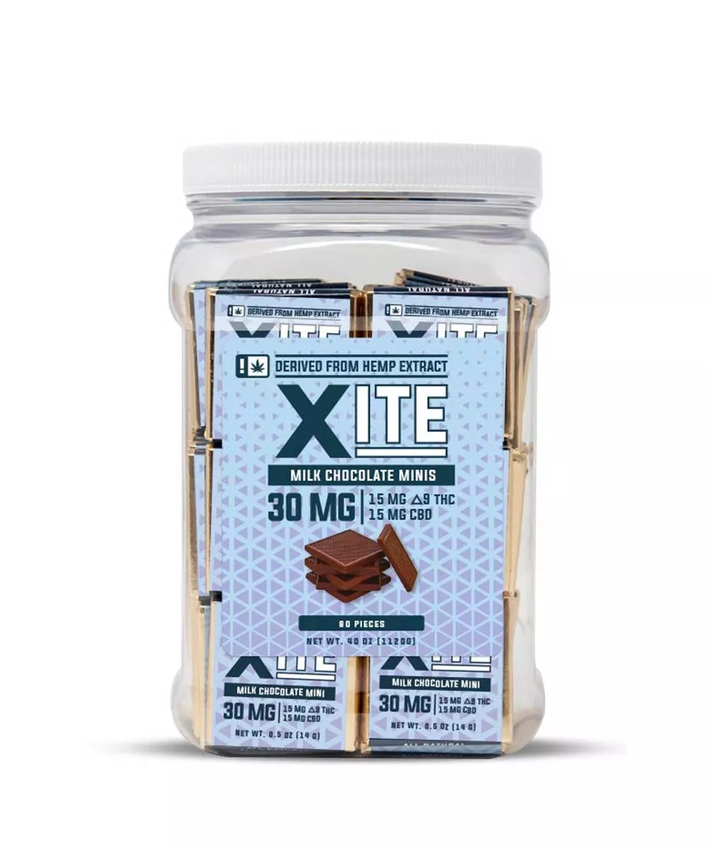 Xite Delta 9 Milk Mini Chocolate – 30mg