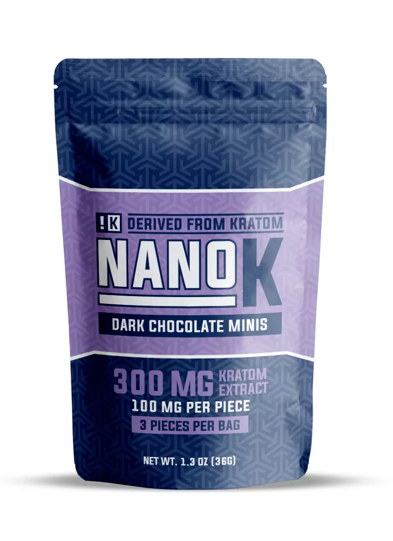 Xite Nano K Kratom Extract Dark Chocolate Minis (3ct Bag)