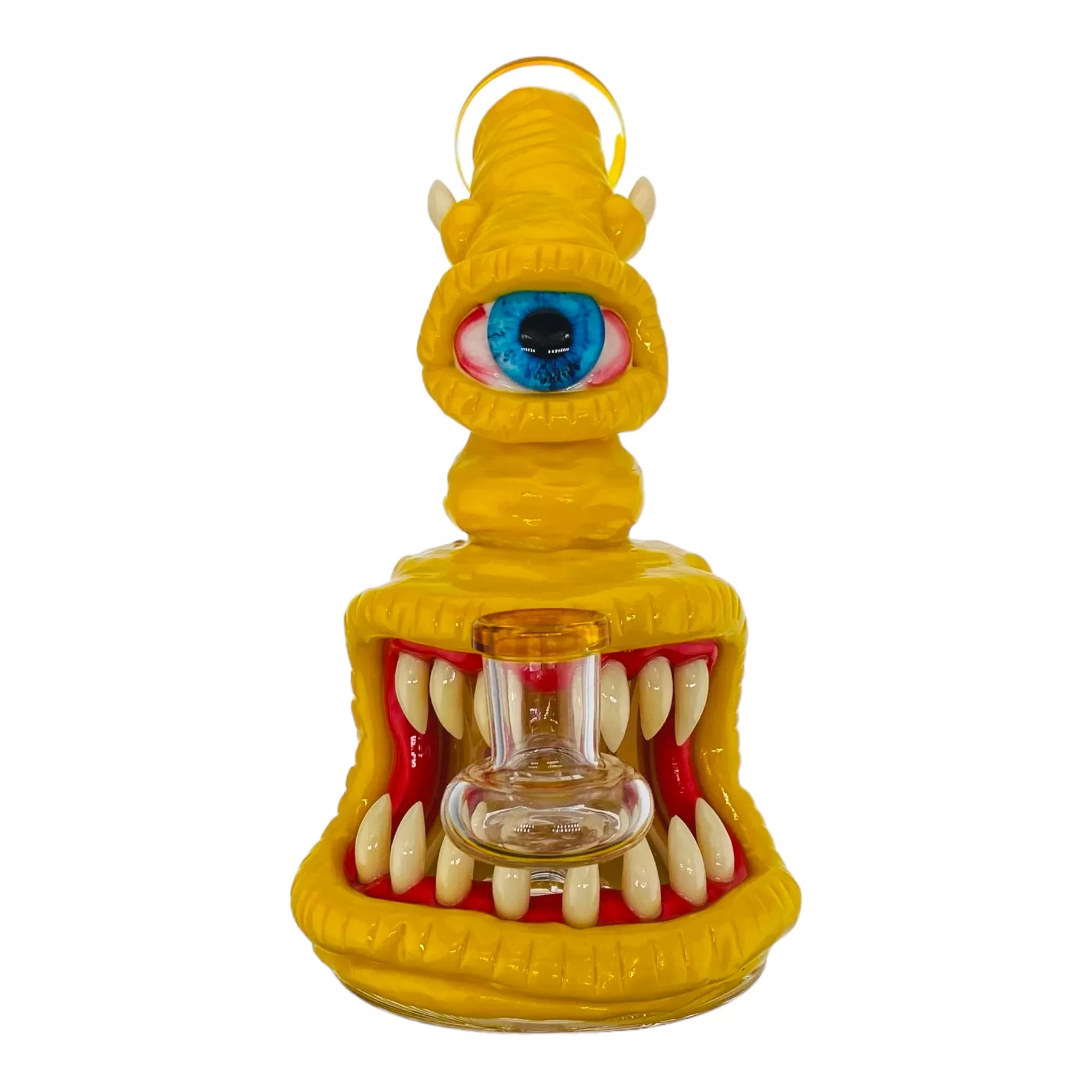Yellow Cyclops Monster Small Dab Rig