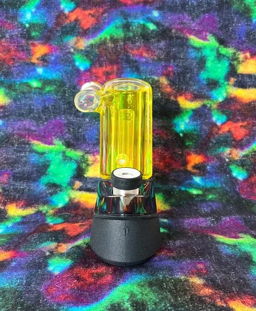 Yellow Glycerin Puffco Glass Attachment Replacement