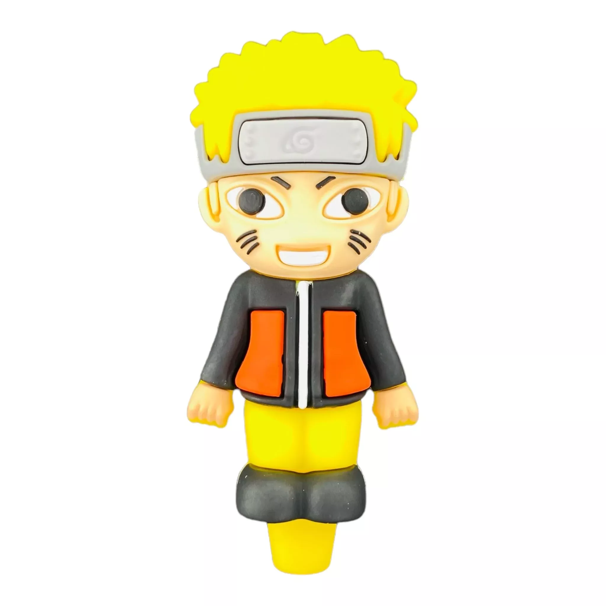Yellow Hair Anime Silicone Hand Pipe