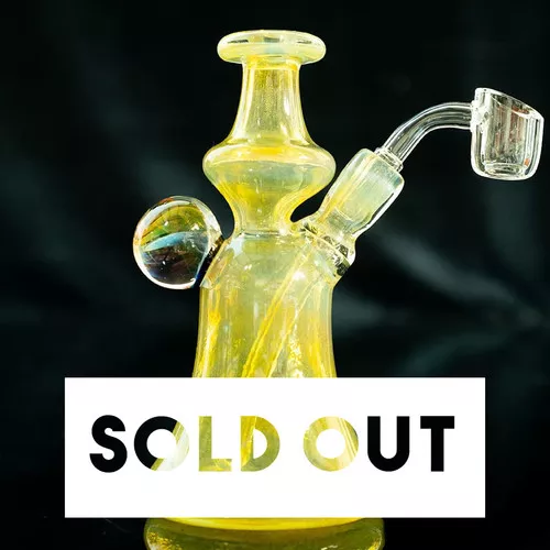Yellow Mini Dab Rig
