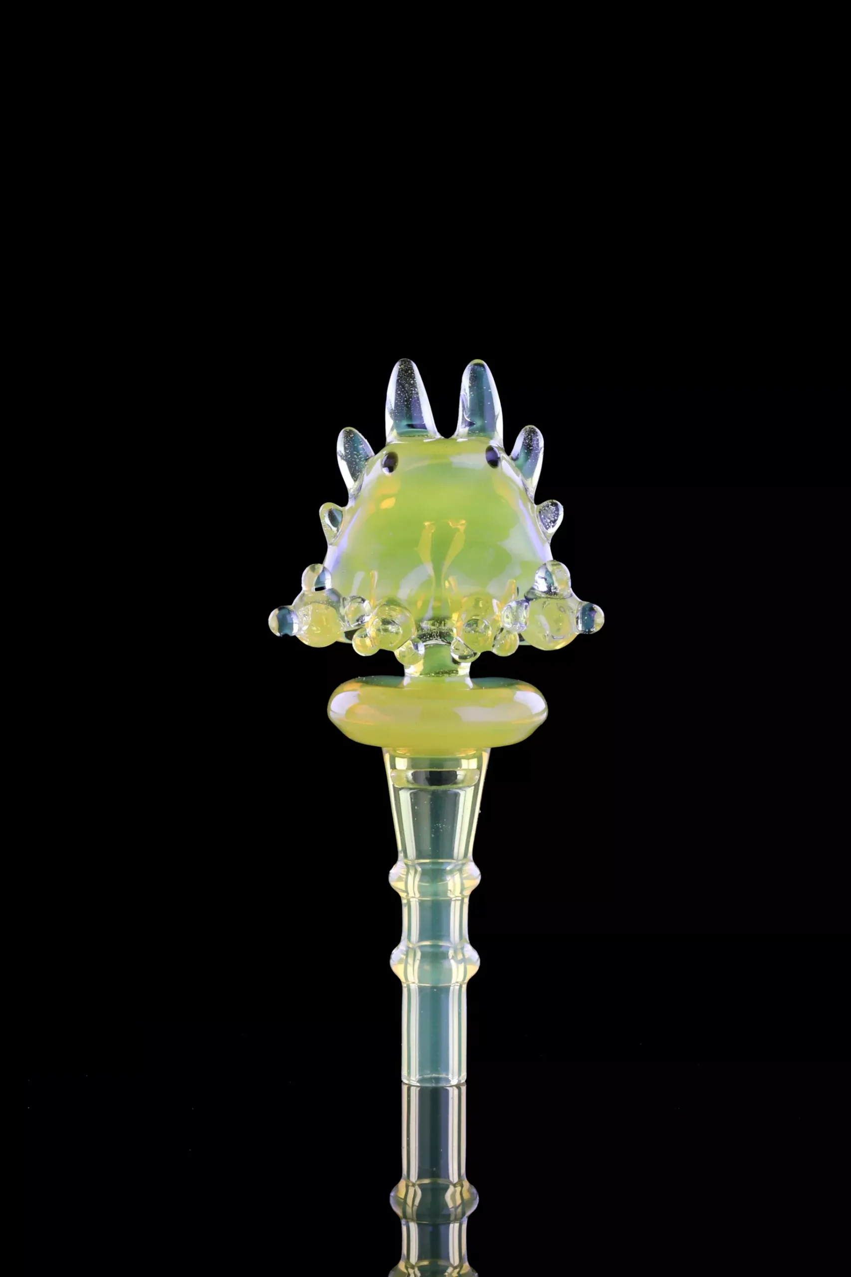Yellow Opal "Axolotl" 3DXL Joystickby One Trick Pony X Big Mellon's Glass