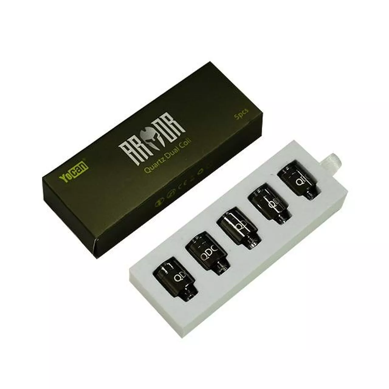 YOCAN – Armor / Apex Dual Quartz Coil – Pack/5