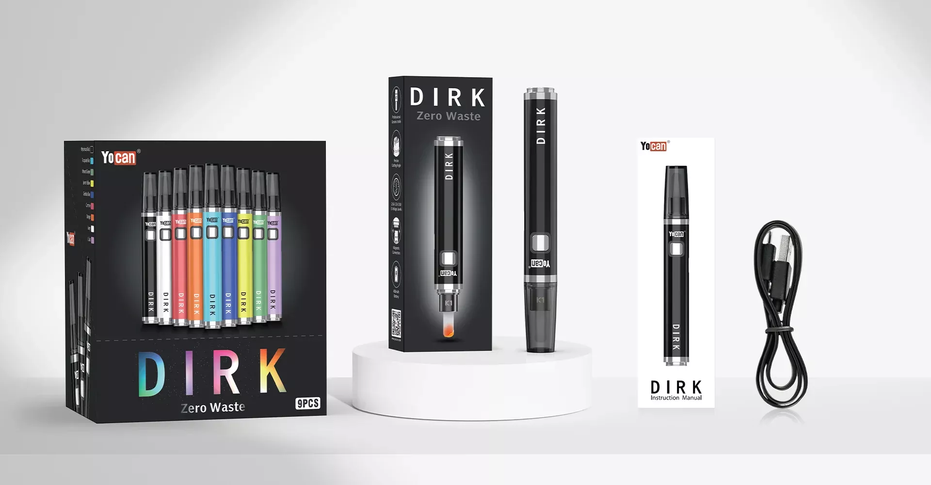 Yocan Dirk Hot Knife - 9 count Display Box