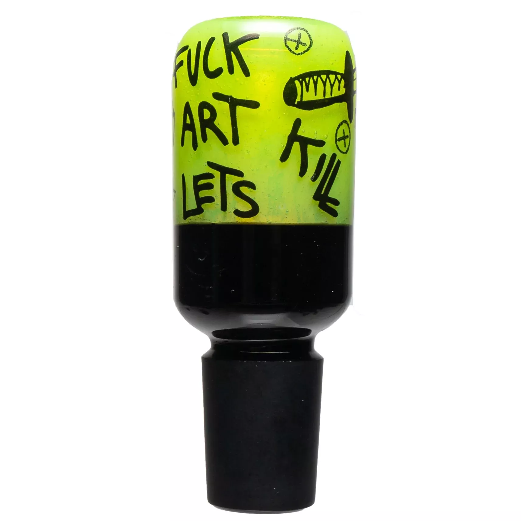 Zach P - Sketch Series Slide - Slyme & Black - Fuck Art Lets Kill - 18mm