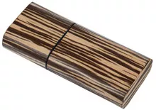 Zebrawood 3 Finger Cigar Case