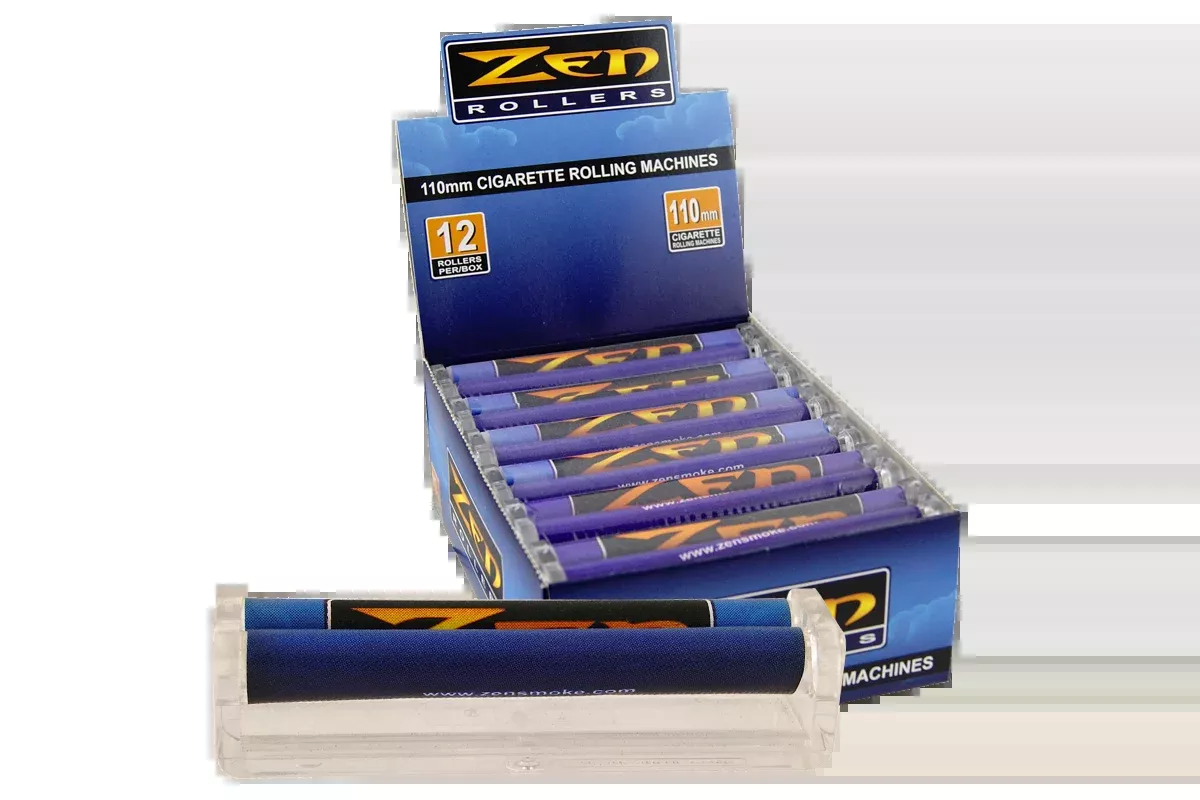 Zen Cigarette Rolling Machine – Hand Roller (12ct Display Box)